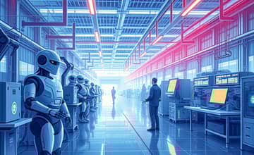 Robots en la industria: Eficiencia y desplazamiento